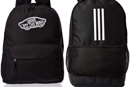 Mochila adidas escolar negra