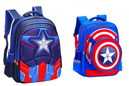 Mochila escolar capitan america