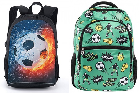 Mochila escolar fútbol