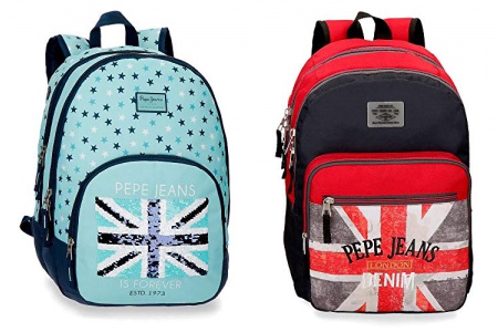 Mochila escolar grande pepe jeans