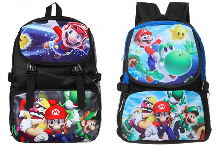 Mochila escolar mario