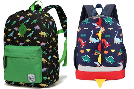 Mochila escolar niño dinosaurios