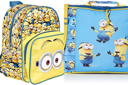 Mochila escolar niño minions