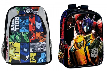 Mochila escolar transformers