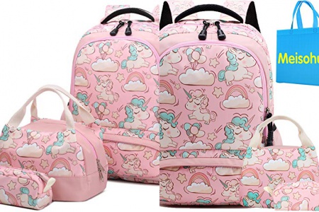 Mochila escolar unicornios