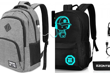 Mochila escolar usb