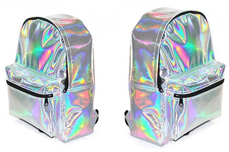 Mochila holografica escolar