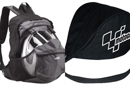 Mochila para casco moto integral