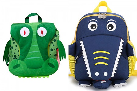 Mochila infantil cocodrilo