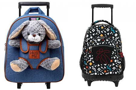 Mochila infantil ruedas niño