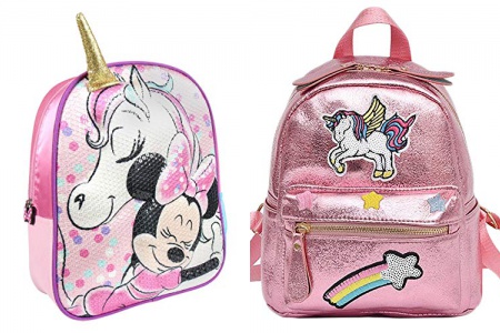 Mochila infantil unicornio niña