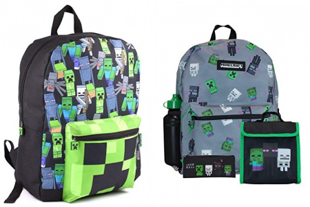 Mochila minecraft niño