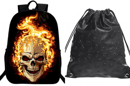 Mochila calaveras