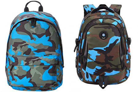 Mochila camuflaje niño