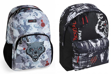 Mochila escolar bestial wolf