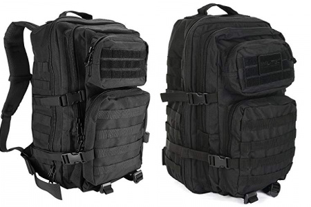 Mochila militar negra